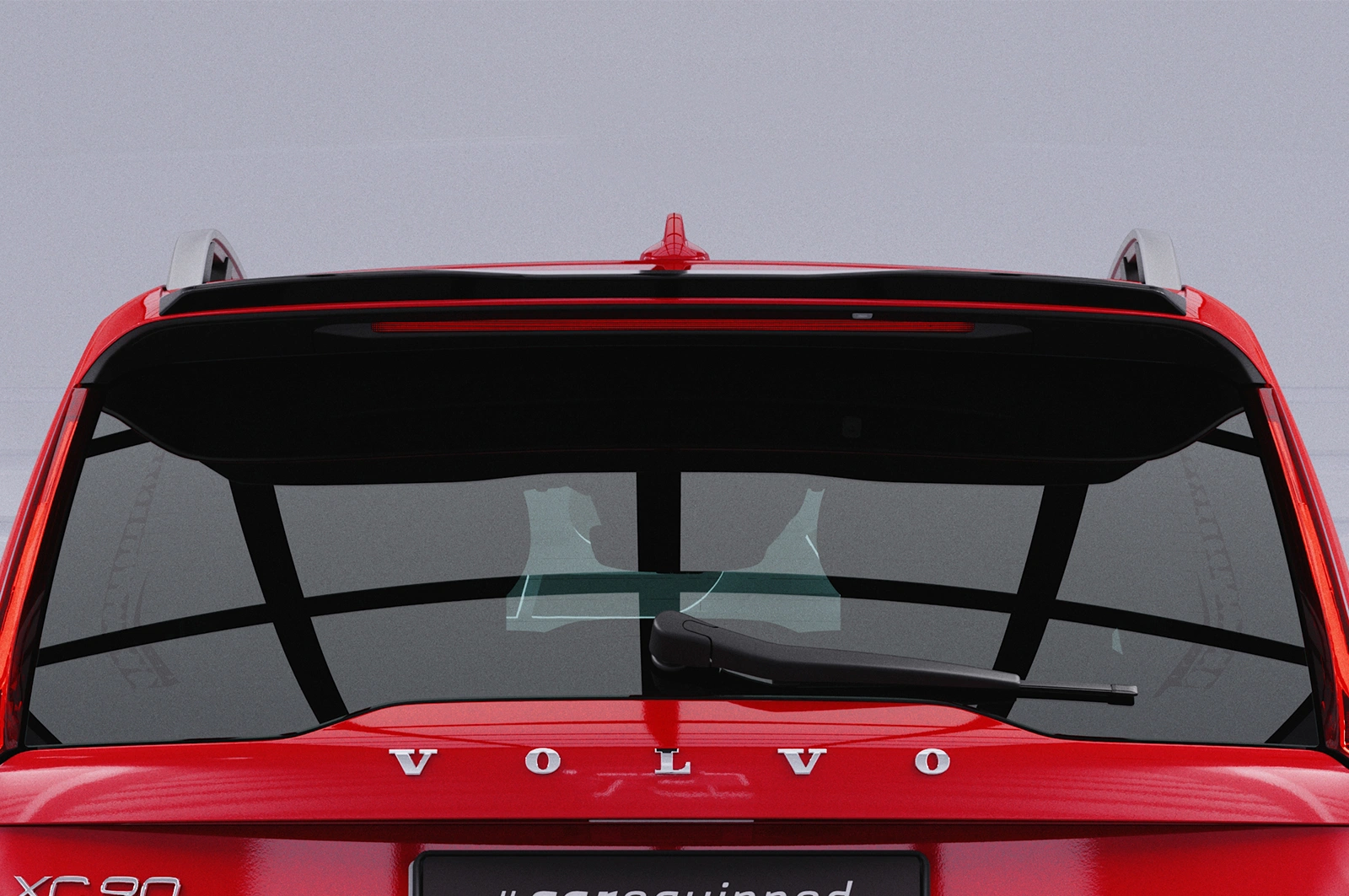 Achterspoiler Volvo XC90 (2e Gen) Glans Zwart (2015 - heden)