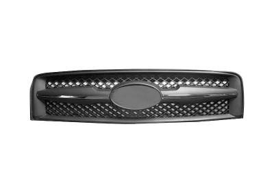 grille, zwart/chrome Hyundai Tucson, 2004 -