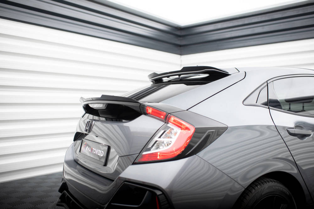 Dakspoiler Honda Civic Sport 2020 - 2023 Maxton Glans Zwart