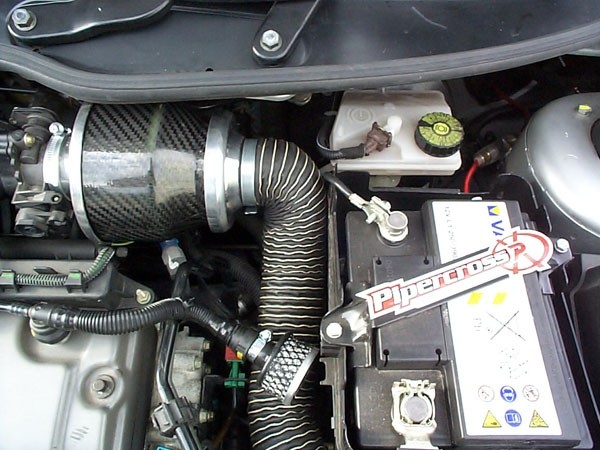 Pipercross Peugeot 206 1.4 8v Airbox between battery and engine