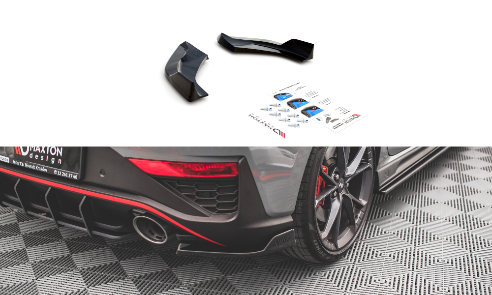 Achter Zijsplitters V.3 Hyundai I30 N Hatchback Mk3 Facelift