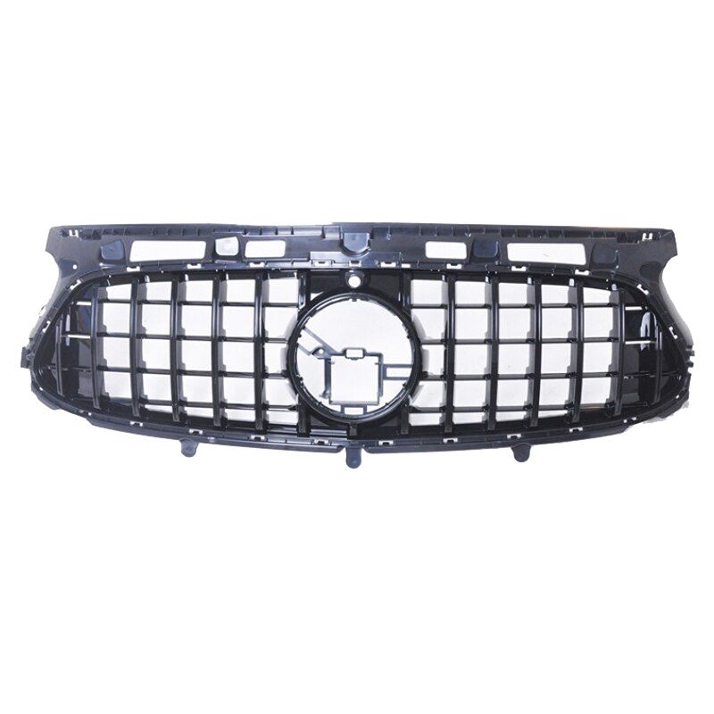 Grill Mercedes GLA H247 AMG bumper GT Look Glans Zwart