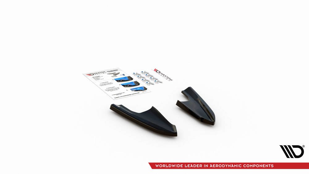 Zijdiffuser Volkswagen Golf 8 R Maxton Glans Zwart
