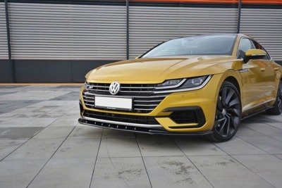 Voorspoiler V.3 Volkswagen Arteon Maxton Zwart Glans