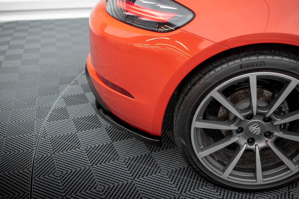 Zijdiffusers Porsche 718 Cayman 982c Maxton Glans Zwart