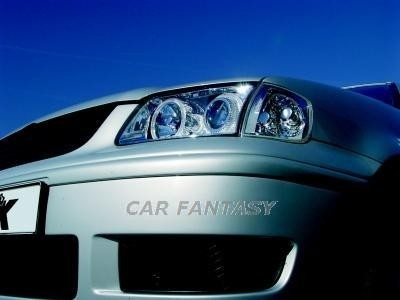 Grill zonder Embleem VW Polo 6N zwart