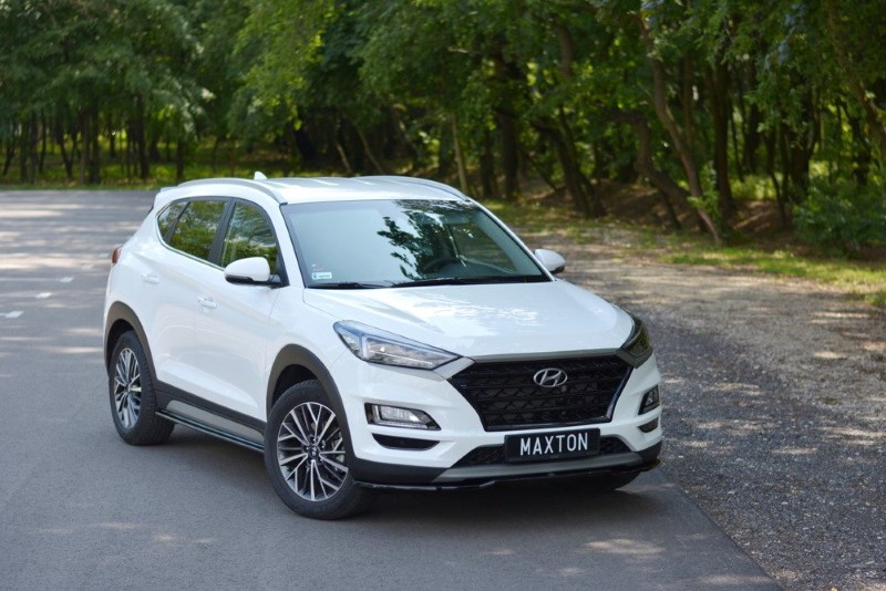Zijskirts Diffusers Hyundai Tucson MK.3 Facelift Glanzend Zwart