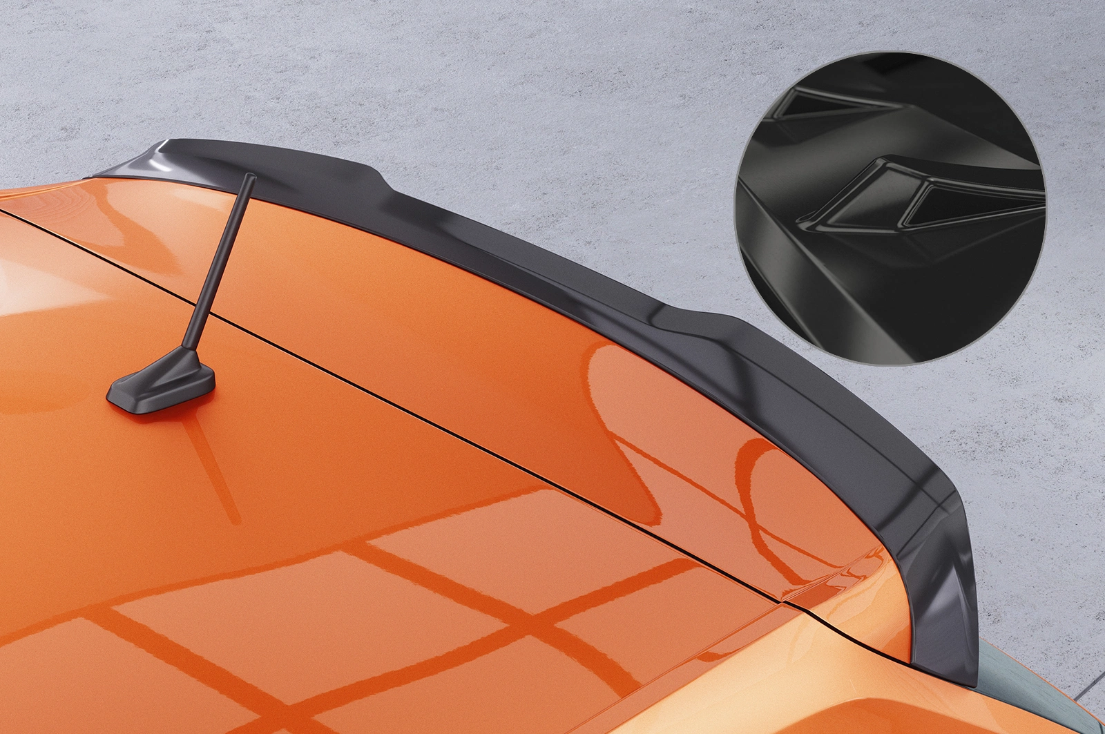 Achterspoiler VW Polo VI 2G (AW) GTI / R-Line – Glans Zwart