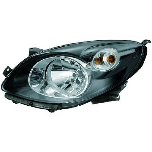 Koplamp rechts TWINGO 07->> . H4/ZWART