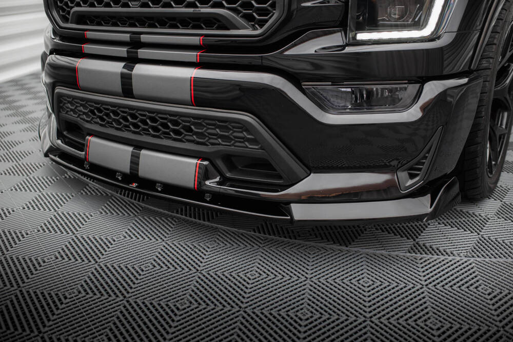 Voorspoiler Ford F150 Shelby Super Snake Maxton Glans Zwart