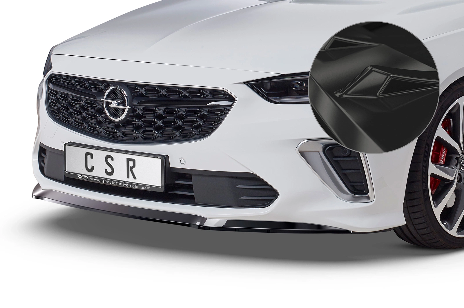 Voorspoiler Opel Insignia B GSi Glans Zwart (02/2020-) van CSR Automotive