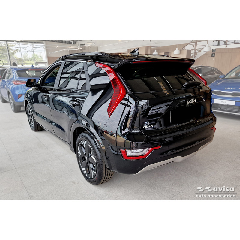 Matzwart RVS Achterbumperprotector  Kia Niro II Hybrid & Niro II EV (SG2) 2022- 'Ribs'