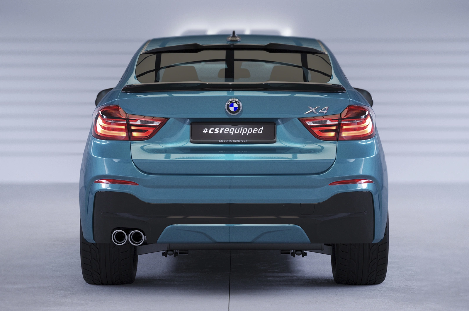 Achterspoiler BMW X4 (F26) glans zwart