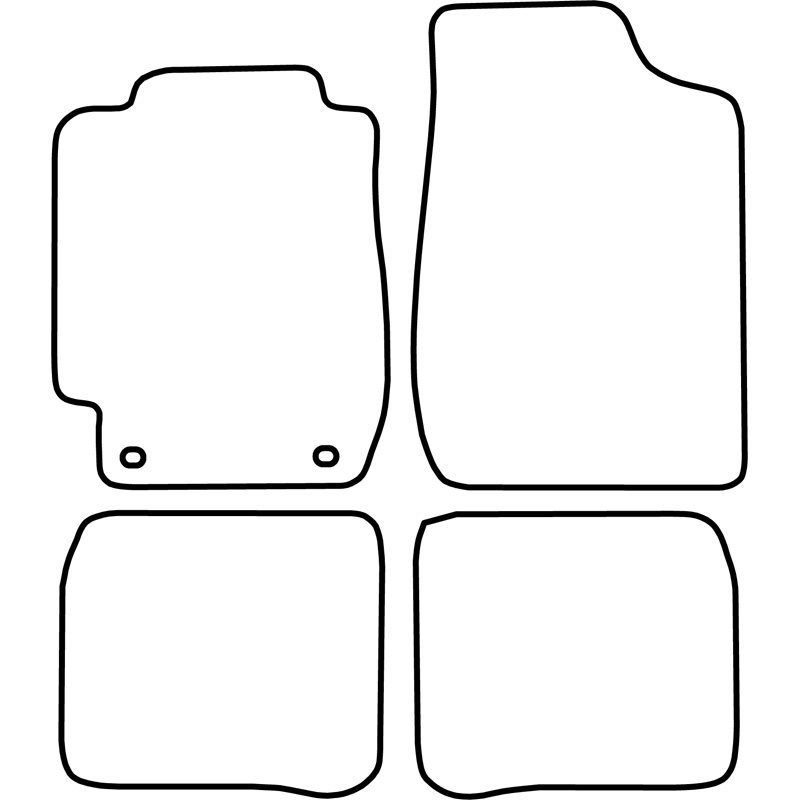 Automatten Velours  Toyota Corolla 1992-1997