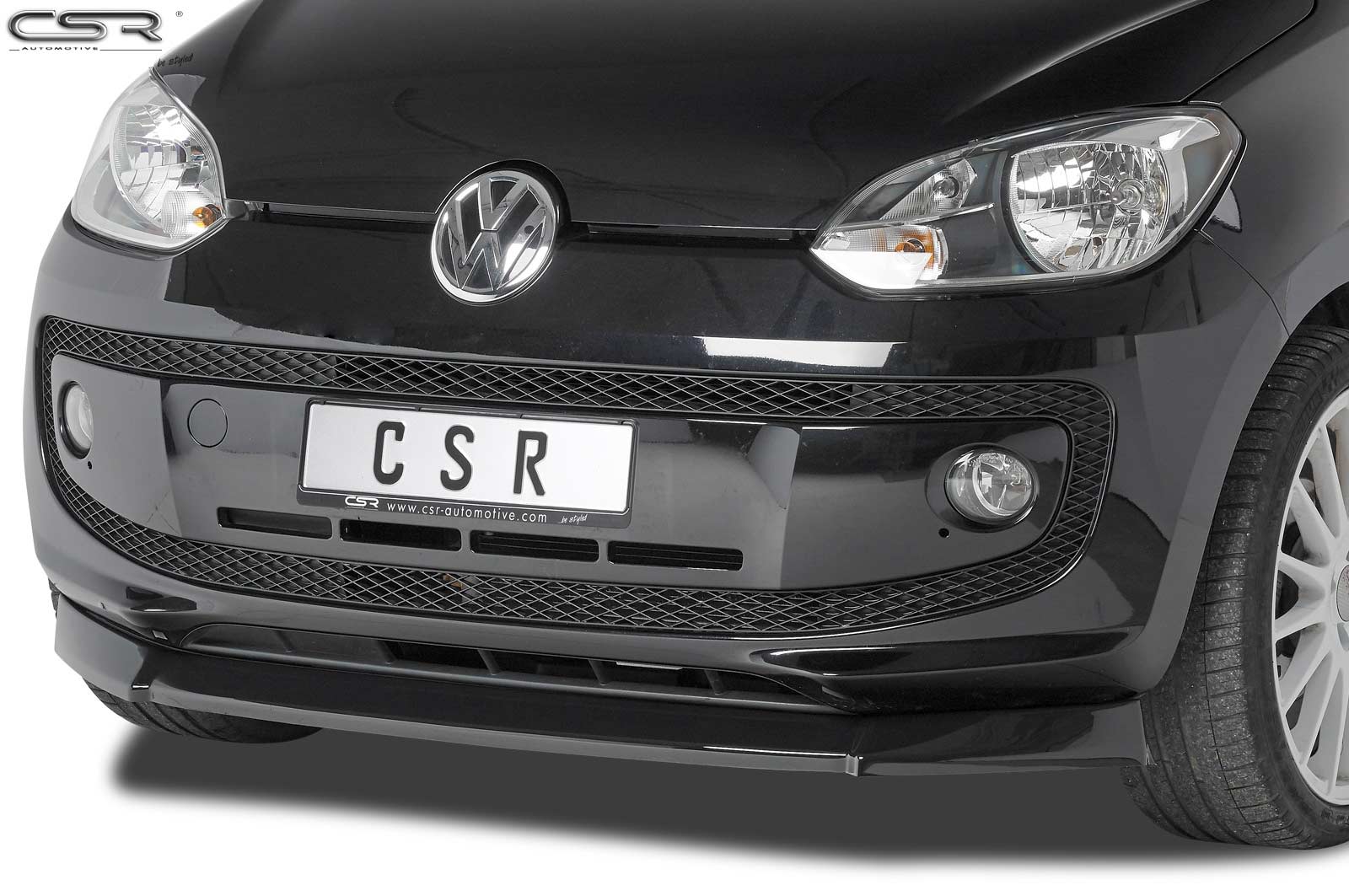 Voorspoiler VW Up! Glans Zwart