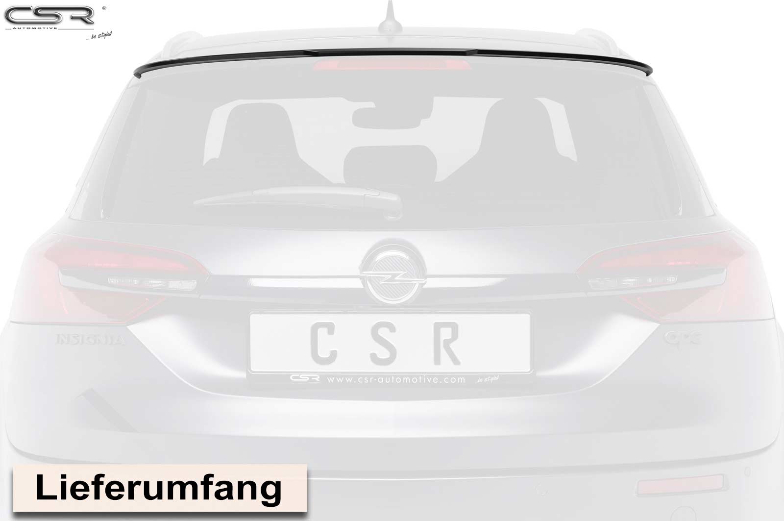 Achterspoiler Opel Insignia A Sports Tourer (2008–2017) Glans Zwart – CSR Automotive