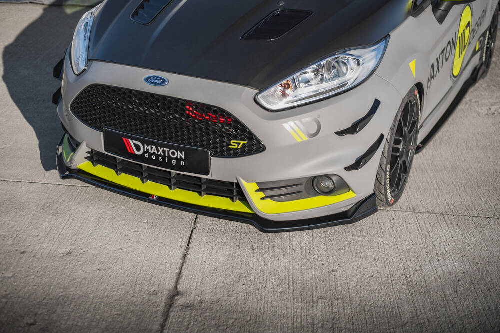 Voorspoiler Ford Fiesta ST Mk7 FL V.5 Glanzend Zwart