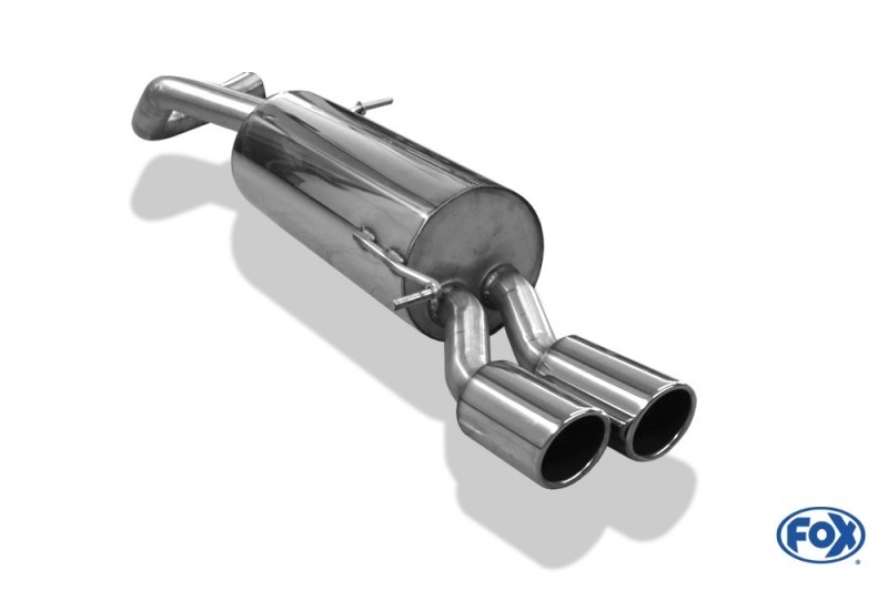 Einddemper VW Polo 6R - GT en GTI 63,5mm - 2x90 Typ 16