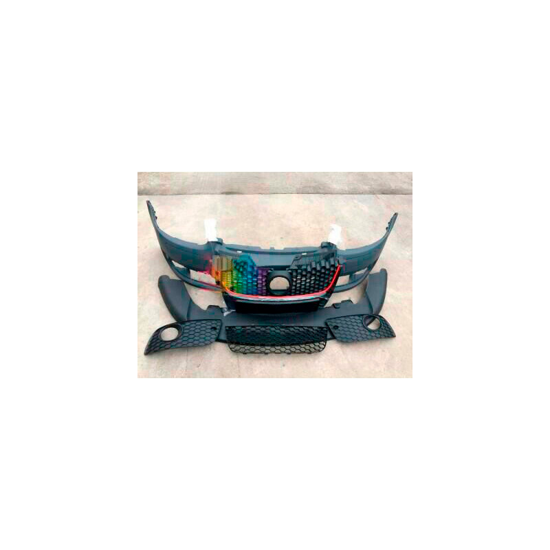 Voorbumper  Volkswagen Golf V 2003-2008 & Jetta 2005-2010 'GTi-Look' incl. Grills & Mistlampen (PP)