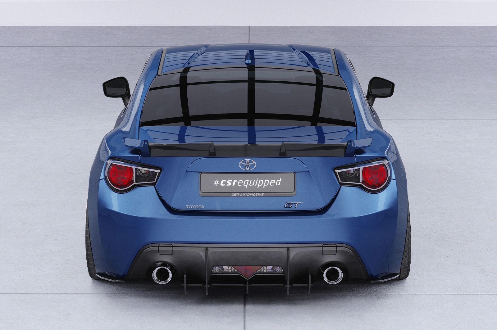Achterspoiler Toyota GT86 glans zwart