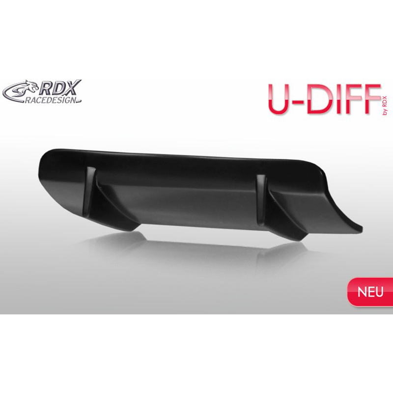 Achterskirt 'Diffusor' Universeel 'U-Diff' 52,5cm (PU)