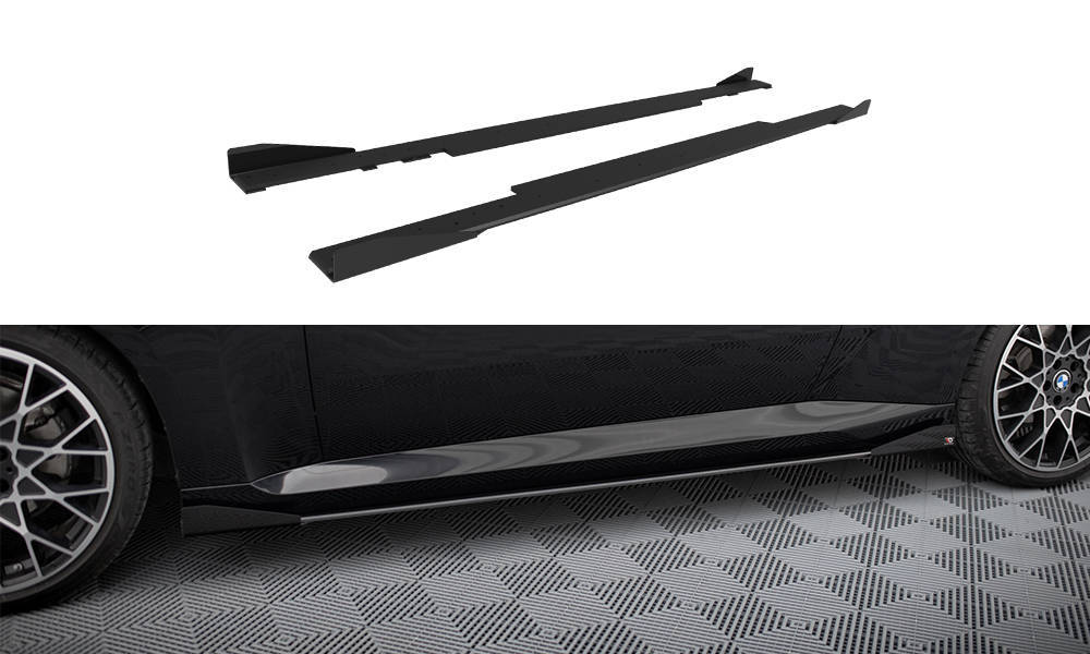 Zijskirts met Canards Street Pro BMW 2 Serie Coupe G42 Maxton