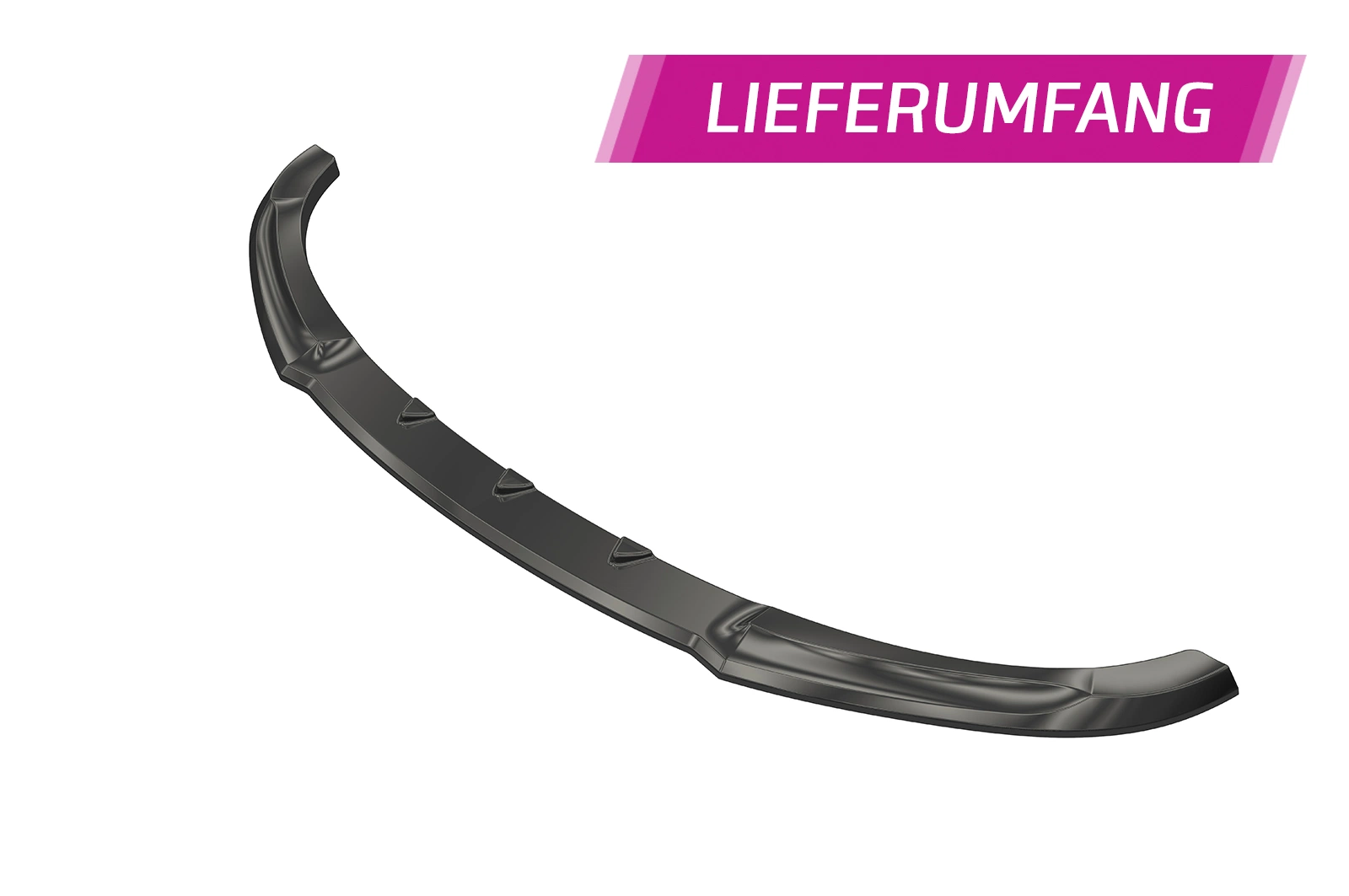 Voorspoiler BMW 1er F20/F21 LCI glans zwart – 01/2015–06/2019