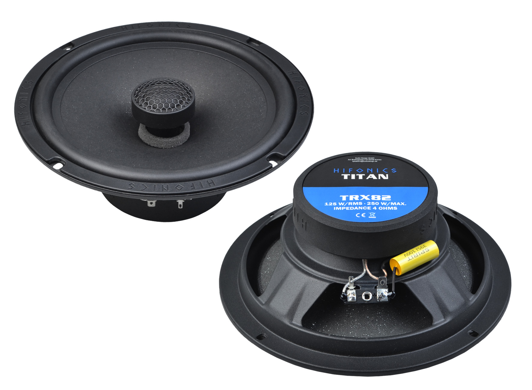 Hifonics Titan TRX82 2-weg 20cm luidspreker