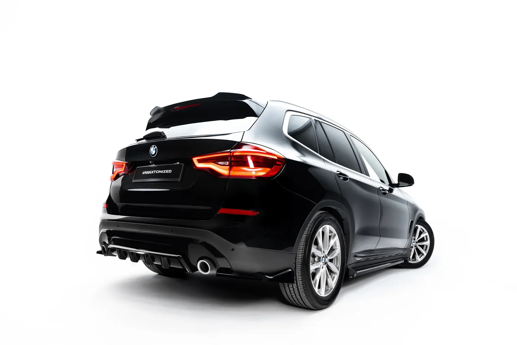 Achterdiffuser BMW X3 G01 Glans Zwart