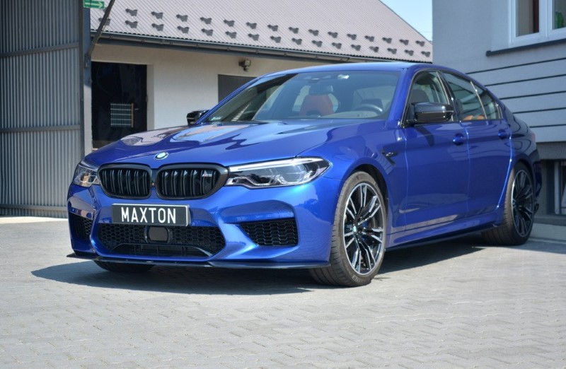 Voorspoiler BMW M5 F90 V.2 Glanzend Zwart