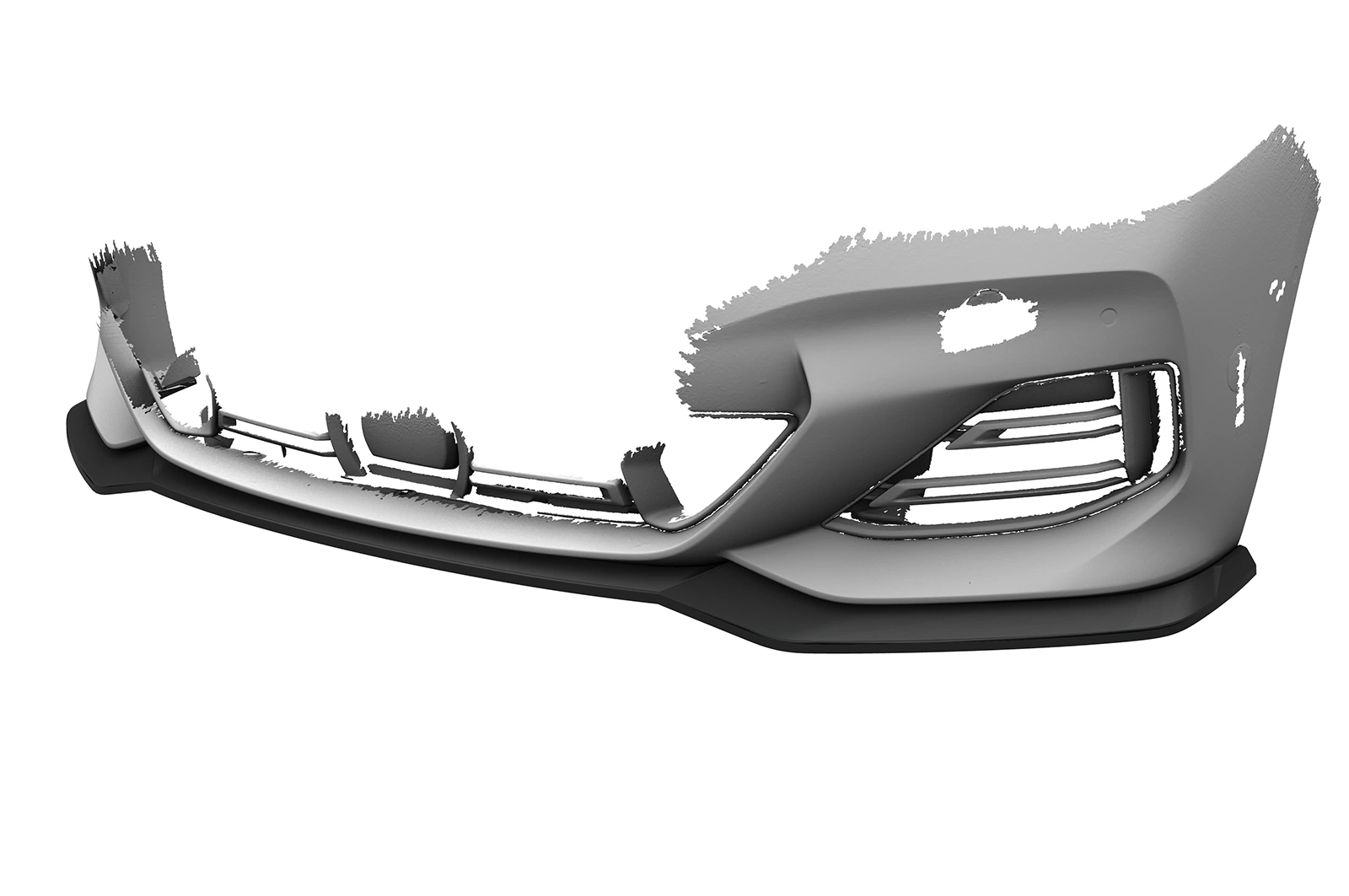 Voorspoiler BMW 8er G14, G15, G16 Glans Zwart (2019 - heden)