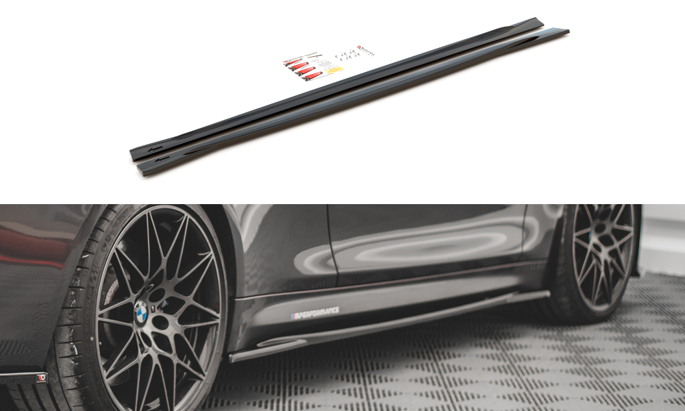 Zijskirts BMW M4 F82 Maxton