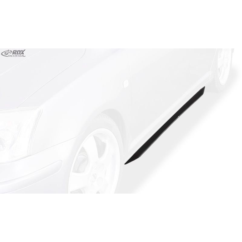 Sideskirts 'Slim'  Toyota Avensis T25 2003-2009 (ABS zwart glanzend)