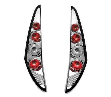 Luces traseras Fiat Punto 99-02, 3 door lexus cromo