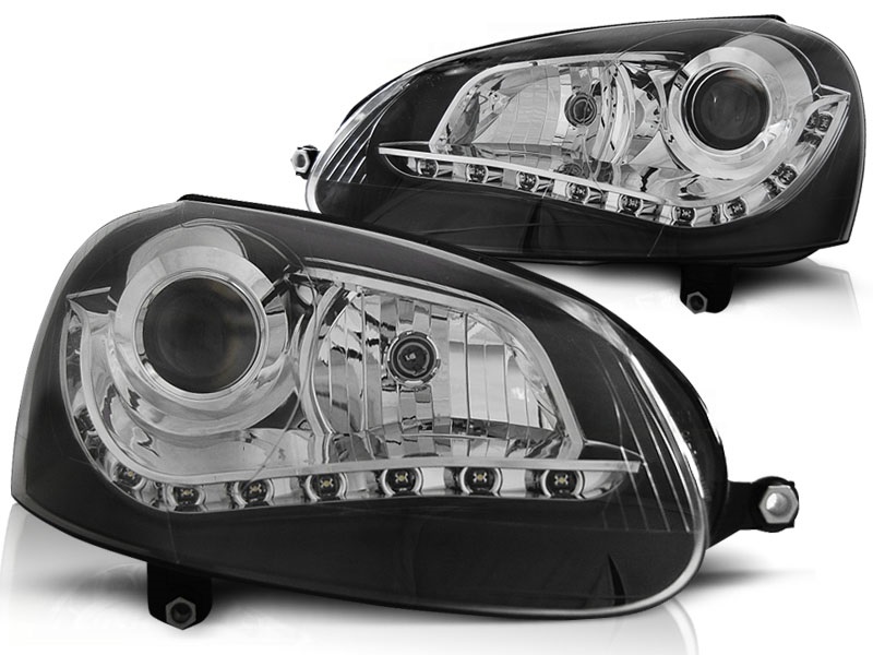 Faros VW Golf V Los ojos del Diablo Dayline negro