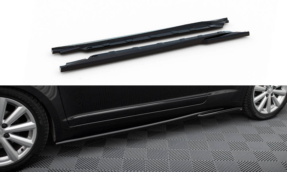 Zijskirts Suzuki Swift Sport Maxton Glans Zwart