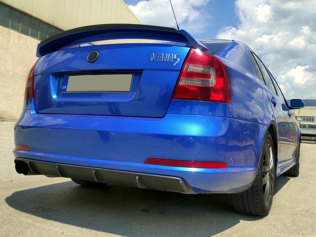Diffuser Skoda Octavia II 04-09 Glans Zwart