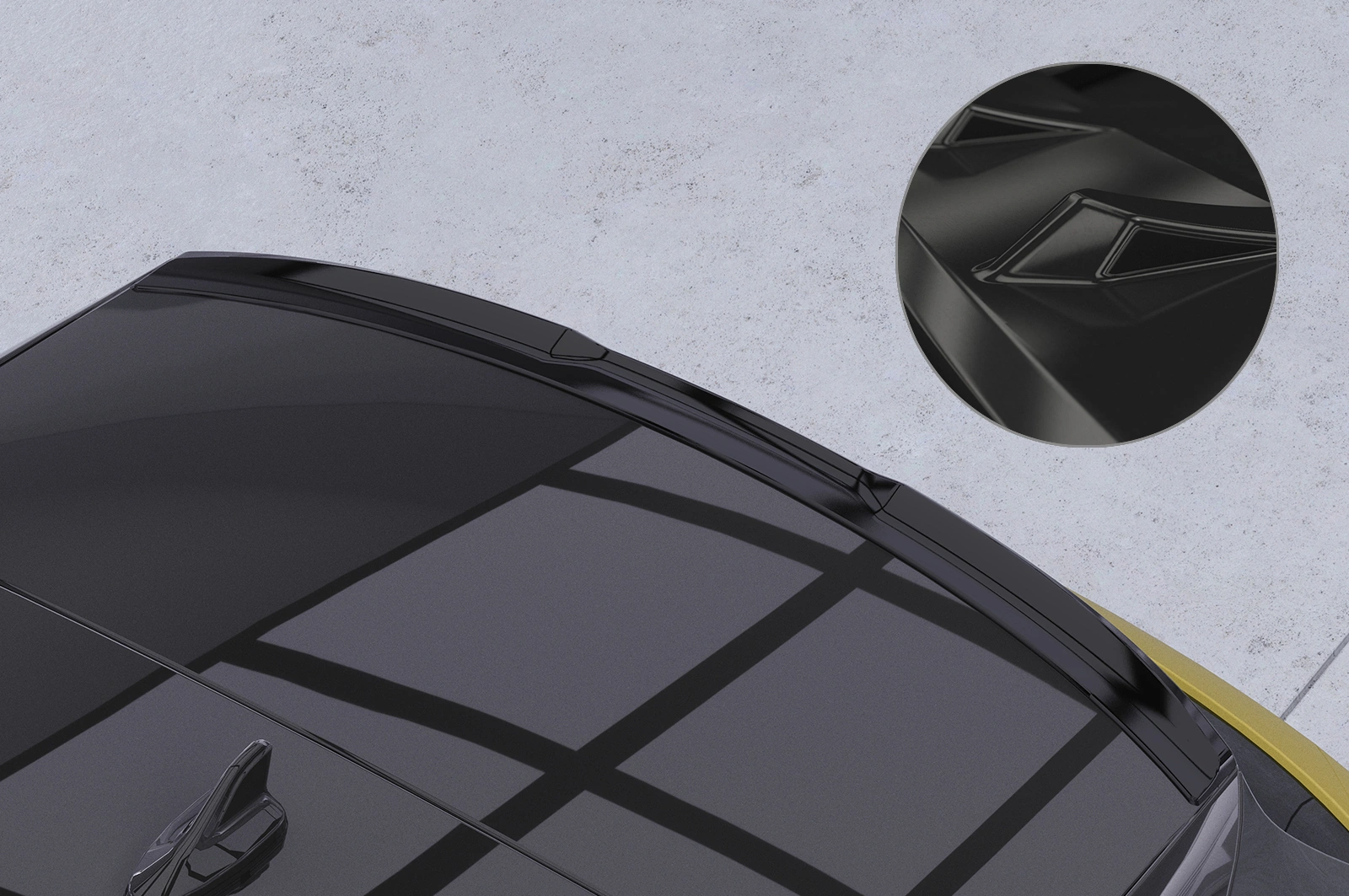 Achterspoiler VW ID.4 glans zwart 2020–