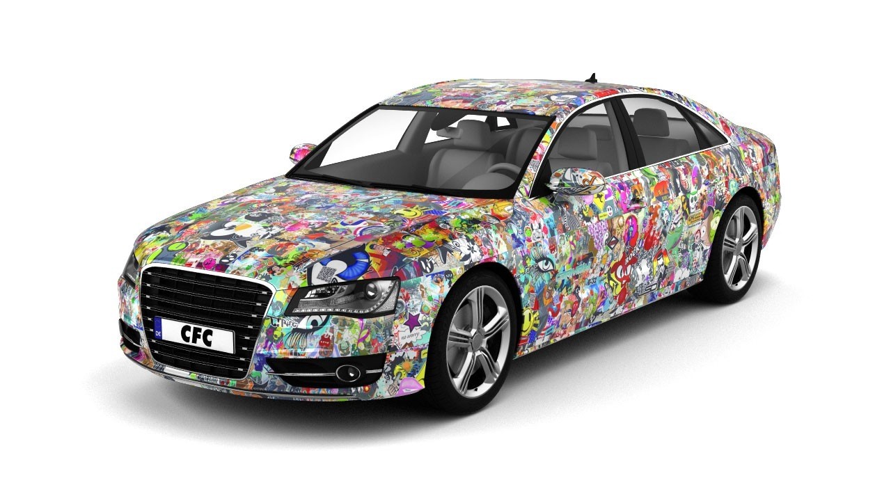 Car Wrap Folie CFC Stickerbom Color glans 150x100cm