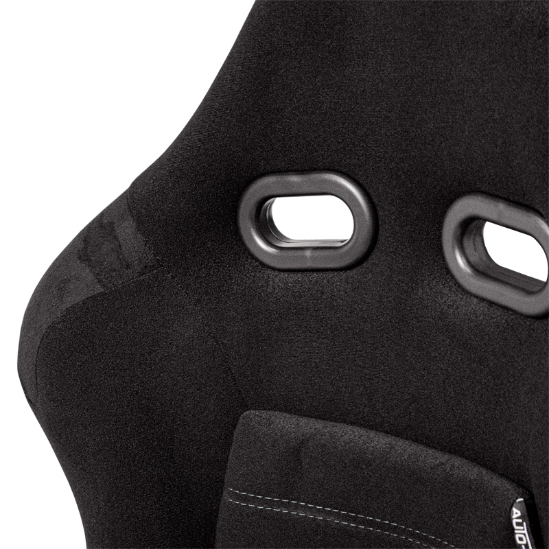 Sportstoel 'BS5' - Zwart/Grijs - Dubbelzijdig verstelbare polyester rugleuning - incl. sledes