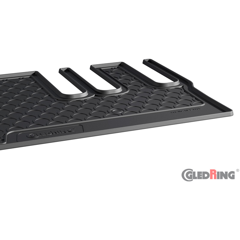 Gledring Rubbasol (Rubber) Kofferbakmat  Citroën Spacetourer 2016- / Fiat Scudo 2022- / Opel Zafira Life 2019- / Peugeot Traveller 2016- / Toyota Proace Verso 2016-