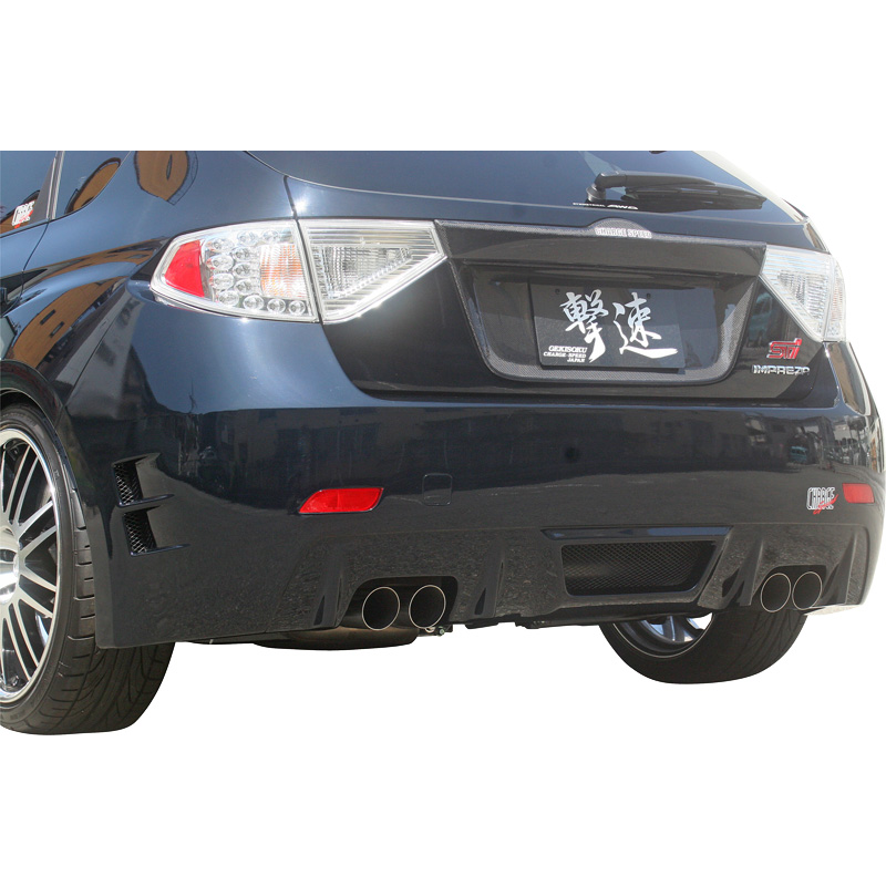 Chargespeed Achterbumper  Subaru Impreza WRX STi 2008- Type 1 (FRP)