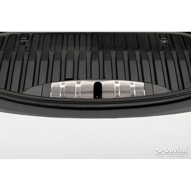 Staal Voorste (Frunk) Kofferbak beschermlijst  Tesla Model 3 2019-2023 - Zilver