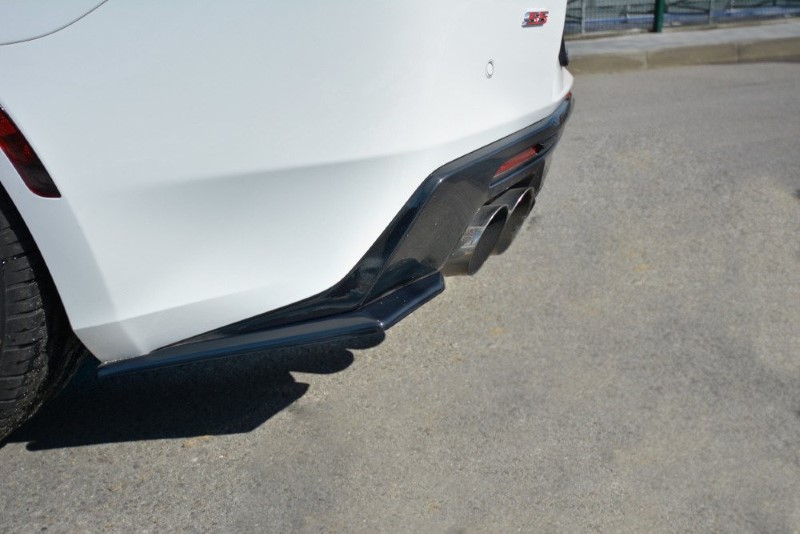 Achterzij Spoilers Camaro 6de-Gen. Phase-I 2SS Coupe Glanzend Zwart