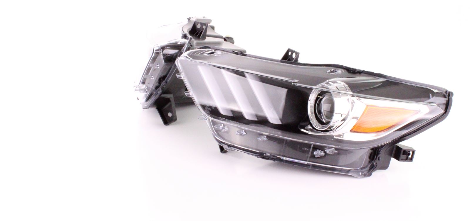 Koplampen Ford Mustang VI Coupe Cabrio 14-17 Zwart Bi-Xenon