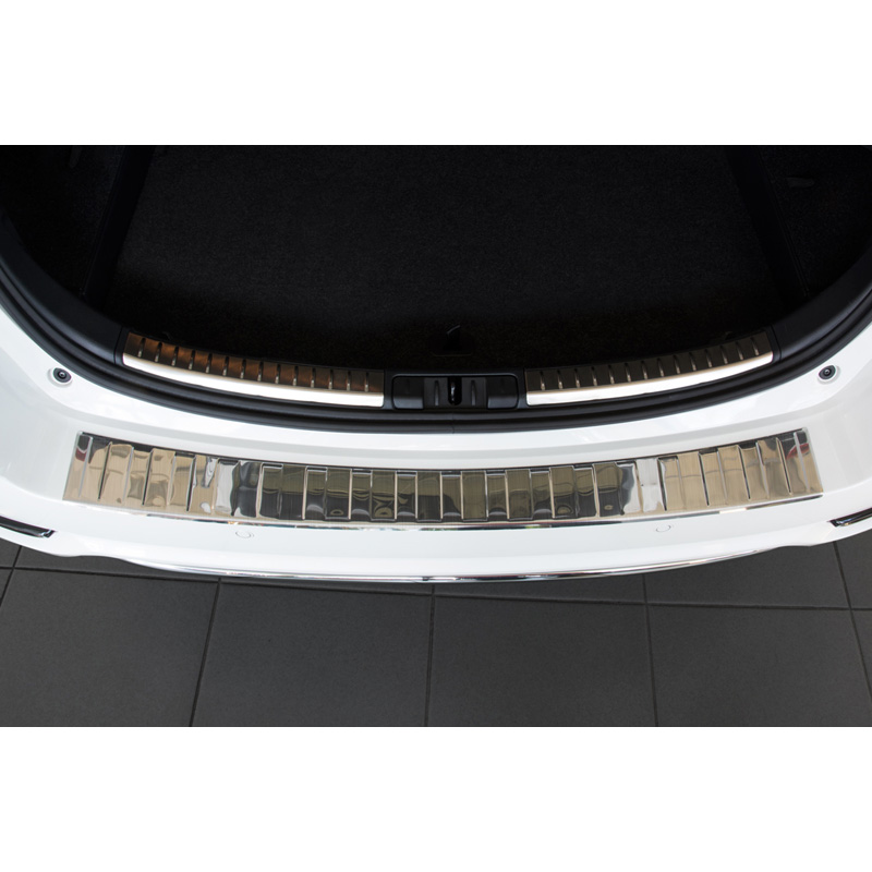 RVS Achterbumperprotector Toyota Auris 5 deurs 2015- 'Ribs'