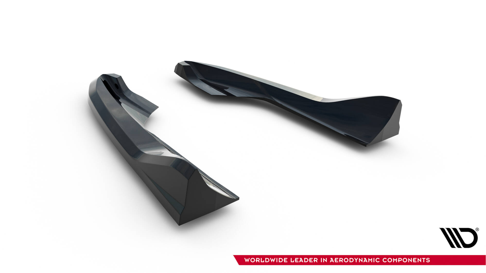 Achterzij Spoilers V.5 Audi RS3 Sedan 8V Facelift Maxton Glanzend zwart