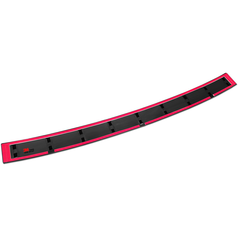 Zwart RVS Achterbumperprotector  Volkswagen Passat Variant 2014-2019 & Facelift 2019-2023 (incl. R-Line/Alltrack) 'STRONG EDITION'