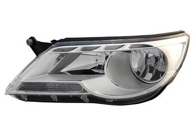 koplamp, Hella, H1+H7, elektr verstelb, rechts VW Tiguan, 2007-2