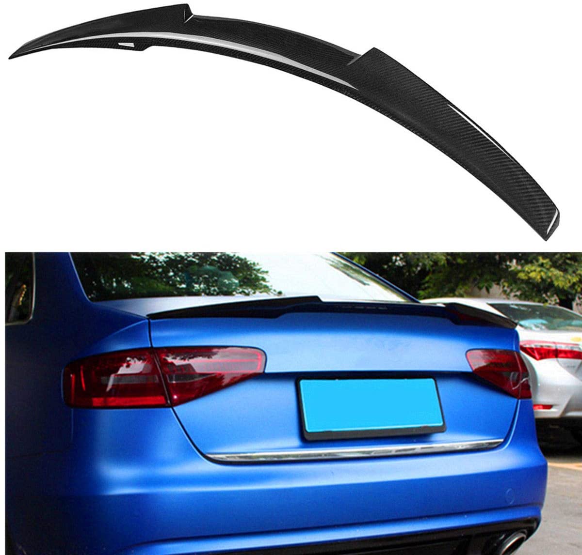 Carbon Spoiler M4-Style Audi A4 B8 08-15
